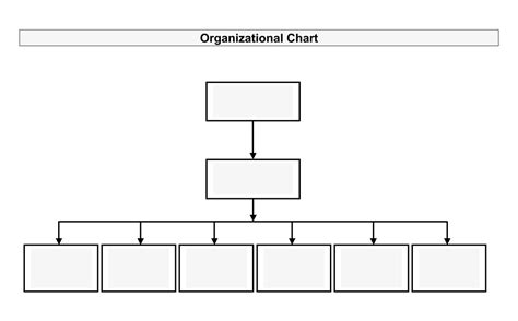 blank org chart template word
